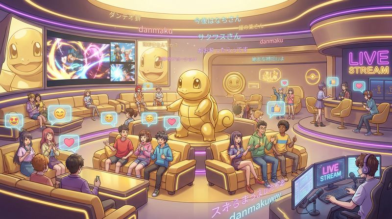 日本电影动漫社区互动场景